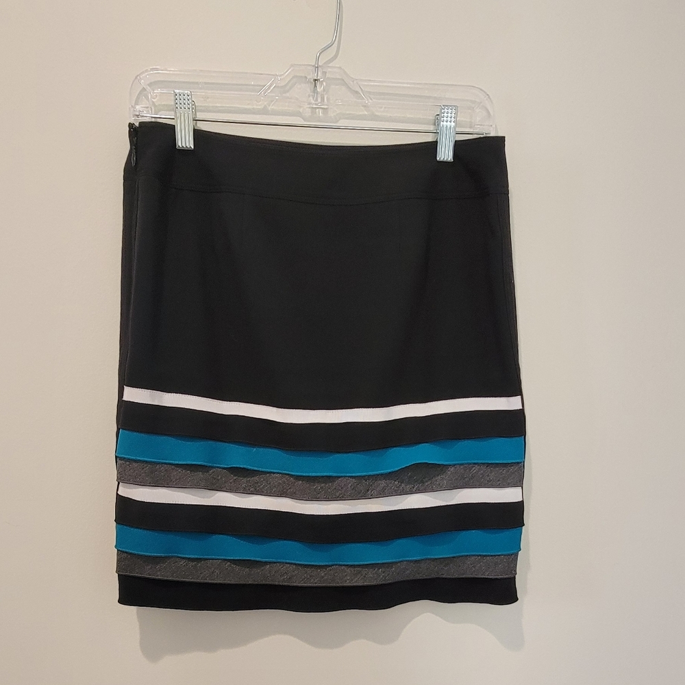 White House Black Market Tiered Skirt-Size 2